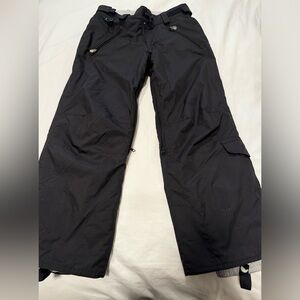 Girls m black ski pants By e408
